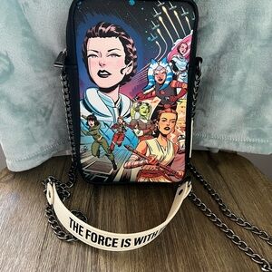 Star Wars Women Of The Galaxy Loungefly Crossbody Bag Disney Parks NWOT